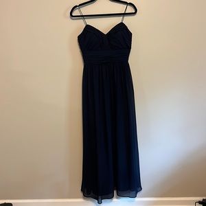Alfredo Angelo Navy maxi dress.